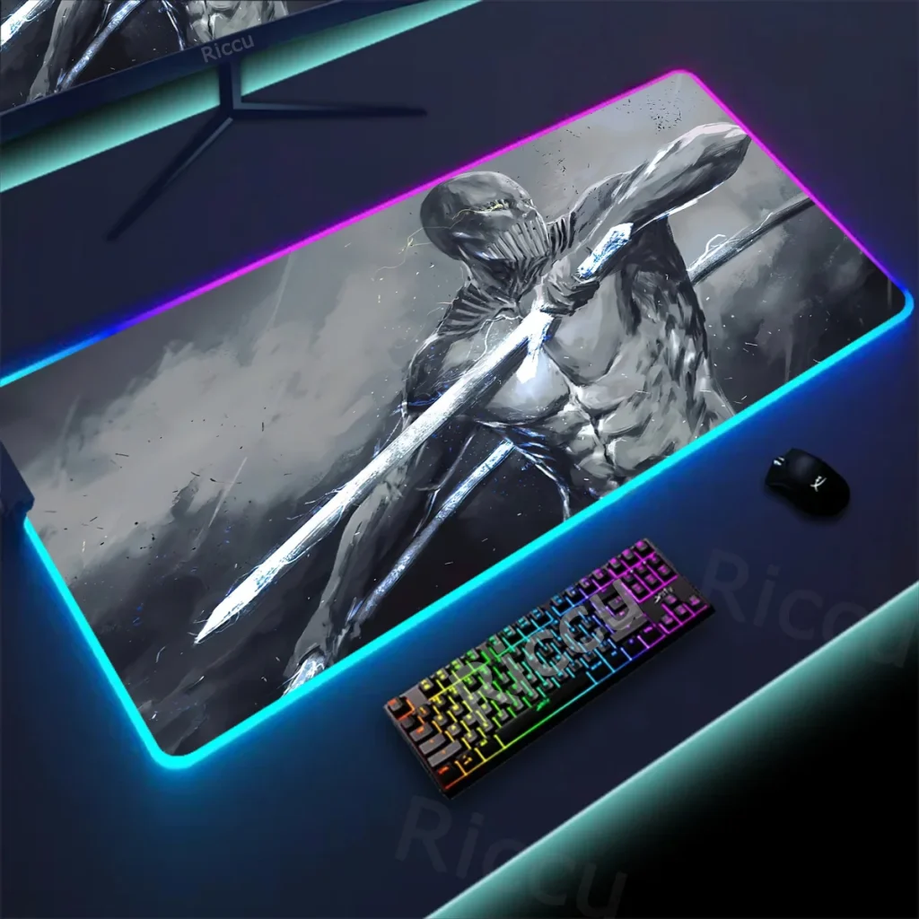 Attack On Titan Grey Mouse Pad